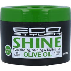 Eco Styler Shine Gel Fissante Olio Oliva Senza Alcol Forte 89ml