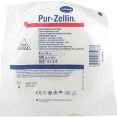 Pur-Zellin Cellulose Kompresse 4 X 5 Cm