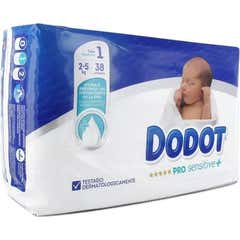 Dodot Pro Sensitive Windeln Größe 1 (2-5kg) 38 Stück