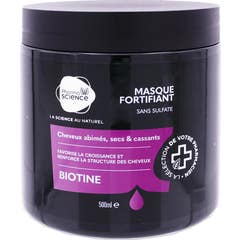 Pharmascience Biotin Hårmaske til Skadet Hår 500 ml