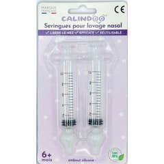 Calindoo Nasal Irrigation Syringe +6M 2 pcs