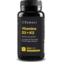 Zenement Vitamina D3 + K2 200 caps