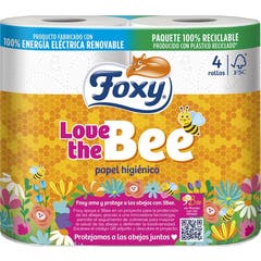 Foxy Love The Bee Papel Higiénico 3 Capas 4uds