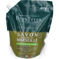 BeauTerra Jabón Líquido Marsella Menta Limón Recarga 900ml
