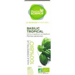 Pharmascience Olio essenziale di basilico tropicale organico 5ml