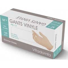 Vitadomia Vinylhandschoen N/Pdr L 100