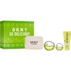 DKNY Be Delicious Set Eau de Parfum + 15 ml + Body Lotion + Neceser