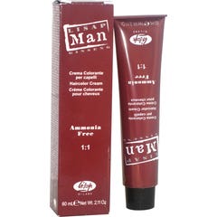 Lisap Man Tinte Cabello Hombre N3 Castaño Oscuro 60 ml