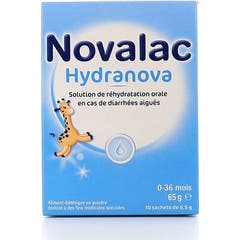 Novalac Hydranova Solución en Polvo 10 Sobres