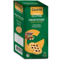 Giusto Tarta de Cacao Avellana Ecológica Sin Gluten 4x45g