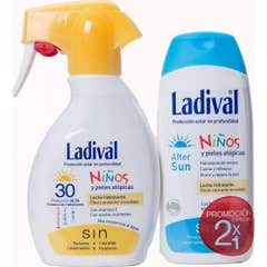 Ladival Pack Spray per bambini Spf 30 200ml + Doposole 200ml