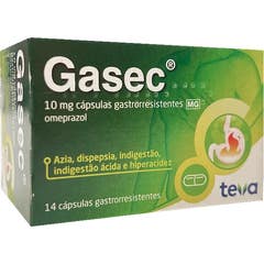 Teva Gastec Omeprazol 10mg 14caps