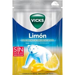 Vicks Lemon Hard Candy med mentol 72g
