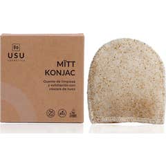 Usu Cosmetics Mïtt Konjac Guante Facial Limpiez Exfoliación 1 ud