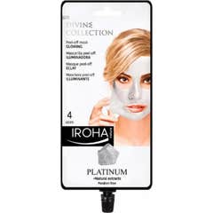 Iroha Platinum Peel-Off Illuminating Facial Mask 4 pezzi