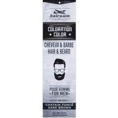 Hairgum Coloración Barba y Cabello 3 Castaño Oscuro 60 g