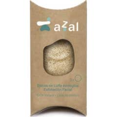 Azal Disco Peeling Facial Luffa Eco Exfoliante 3 uds