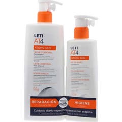 Leti AT4 Leche Corporal + Gel de Baño 250ml