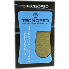 Tecnoped Levanta Talón Piel y Corcho 10mm Talla 3 1 Par