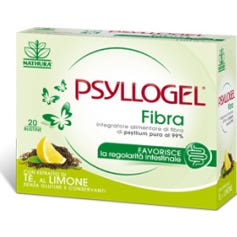 Nathura Psyllogel Fibra Te Limone Astuccio 20 Bustine