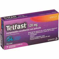 Telfast 120mg 7 comprimidos recubiertos