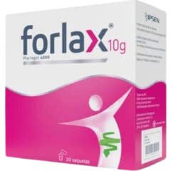 Forlax 10 g Macrogol 10000mg Pó Solução Oral 20 Saquetas