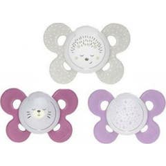 Chicco ciuccio in silicone Physio Comfort Girl 16-36 M 2u Silicone Physio Comfort Girl 16-36 M 2u