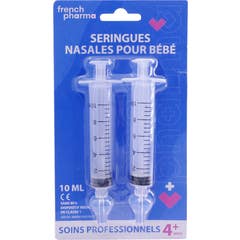 French Pharma Siringa Lavaggio Nasale +4M 2x10 ml