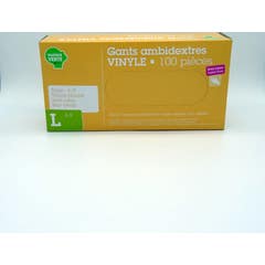 Marque Verte Guantes Vinilo Ambidiestro Talla L 100uds