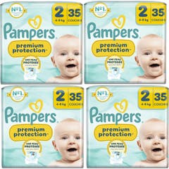 Pampers Premium Protection Talla 2 4-8kg 4x35 uds