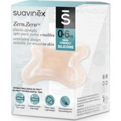 Suavinex Silikonowy smoczek uspokajający fizjologiczny Sx Pro Zero 0 6m 1ud