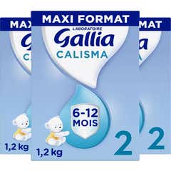 Gallia Calisma Pack Powdered Milk 2 6-12M 3x1.2 kg