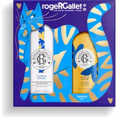Roger & Gallet Geschenkset Wohlfühl Duftwasser Vanille Soleil 100ml + Körperlotion