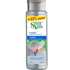NaturVital Silver Grey White Szampon do włosów 400ml