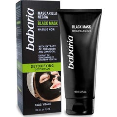 Babaria Black Mask Mascarilla Facial Negra Detoxificante 100ml