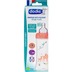 Dodie Sensation Biberón Tetina Plana +6m Jardin 330ml