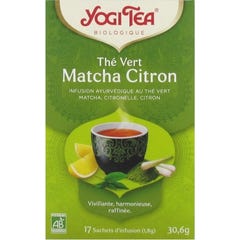 Yogi Tea Green Tea Matcha Lemon 17 Sachets