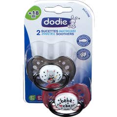 Dodie Chupete Anatómico Silicona Rock +18m nº3 2uds