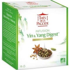 Infusión de Yin y Yang Pagoda Tés Digeridos 70 G