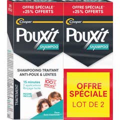 Pouxit Champú Tratamiento Piojos & Liendres 2x250ml