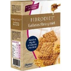 Dietisa Fibrodiet Herbatniki błonnikowe miód 400g