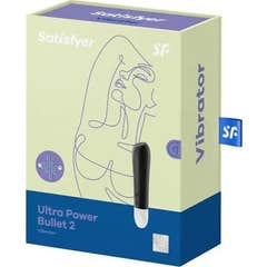 Satisfyer Ultra Power Bullet Vibrator 2 USB Zwart 1 stuk Satisfyer Ultra Power Bullet Vibrator 2 USB Zwart 1 stuk