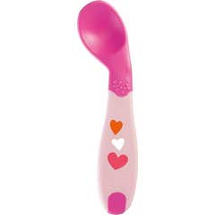 Ch Cucchiaio Angolato Rosa 8M+