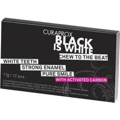 Curaprox Black Is White Chicle 12 nodi