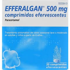 Efferalgan 500mg 20 comprimidos efervescentes