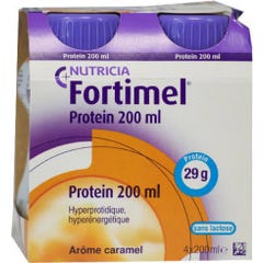 Fortimel Proteine Caramello 4X200Ml T