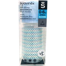 Suavinex Biberon Tetina Anatomica Silicona Clasico T1M 270ml