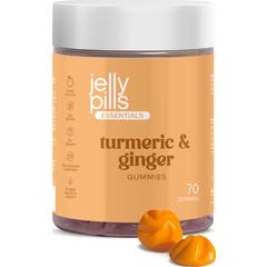 Jelly Pills® Essentials Turmeric & Ginger Gummies 70uds