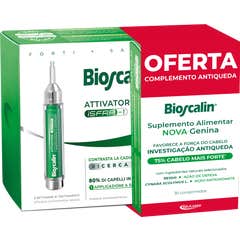 Bioscalin Ativador Capilar 10ml + Nova Genina Suplemento Alimentar 30comp
