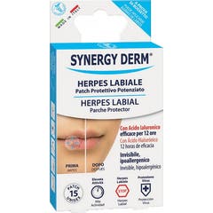 Synergy Derm Herpes Labial Ácido Hialurónico Parche 5uds